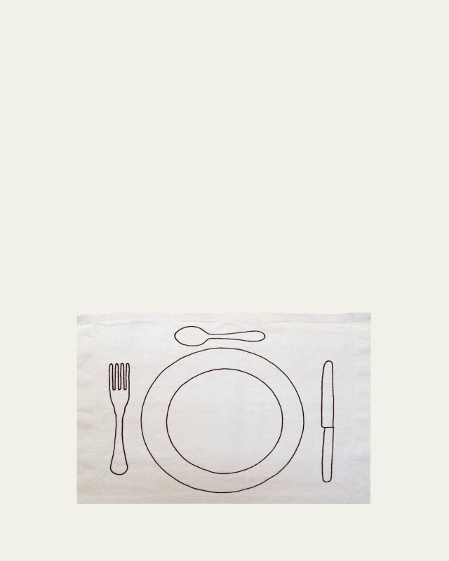 Solo Minimaliste Natural Linen Placemat